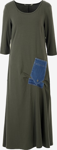 HELMIDGE Dress in Green: front