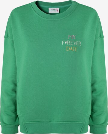 TATUUM Sweatshirt 'Ginger' in Green: front