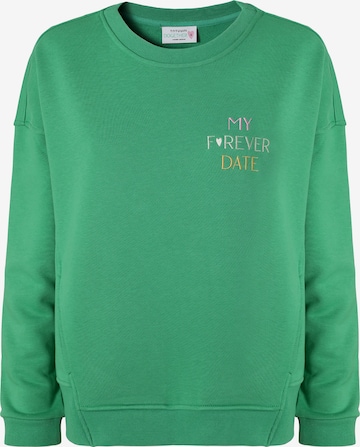 TATUUM - Sweatshirt 'Ginger' em verde: frente