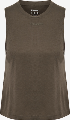 Hummel Sporttop 'Vanja' in Braun: Vorderseite