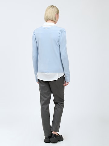 Influencer Knit cardigan in Blue