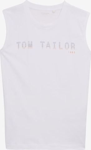 TOM TAILOR - Camiseta en blanco: frente