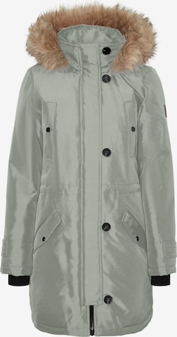 VERO MODA Winterparka 'Excursion Expedition' in Grijs: voorkant