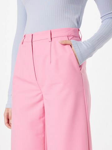 minimum Zvonové kalhoty Kalhoty – pink