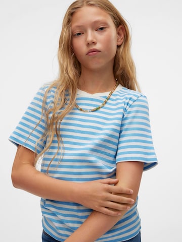 T-Shirt 'VMVILMA' Vero Moda Girl en bleu : devant