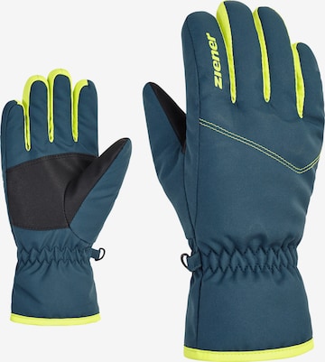 ZIENER Athletic Gloves 'ZI - 1785' in Blue: front