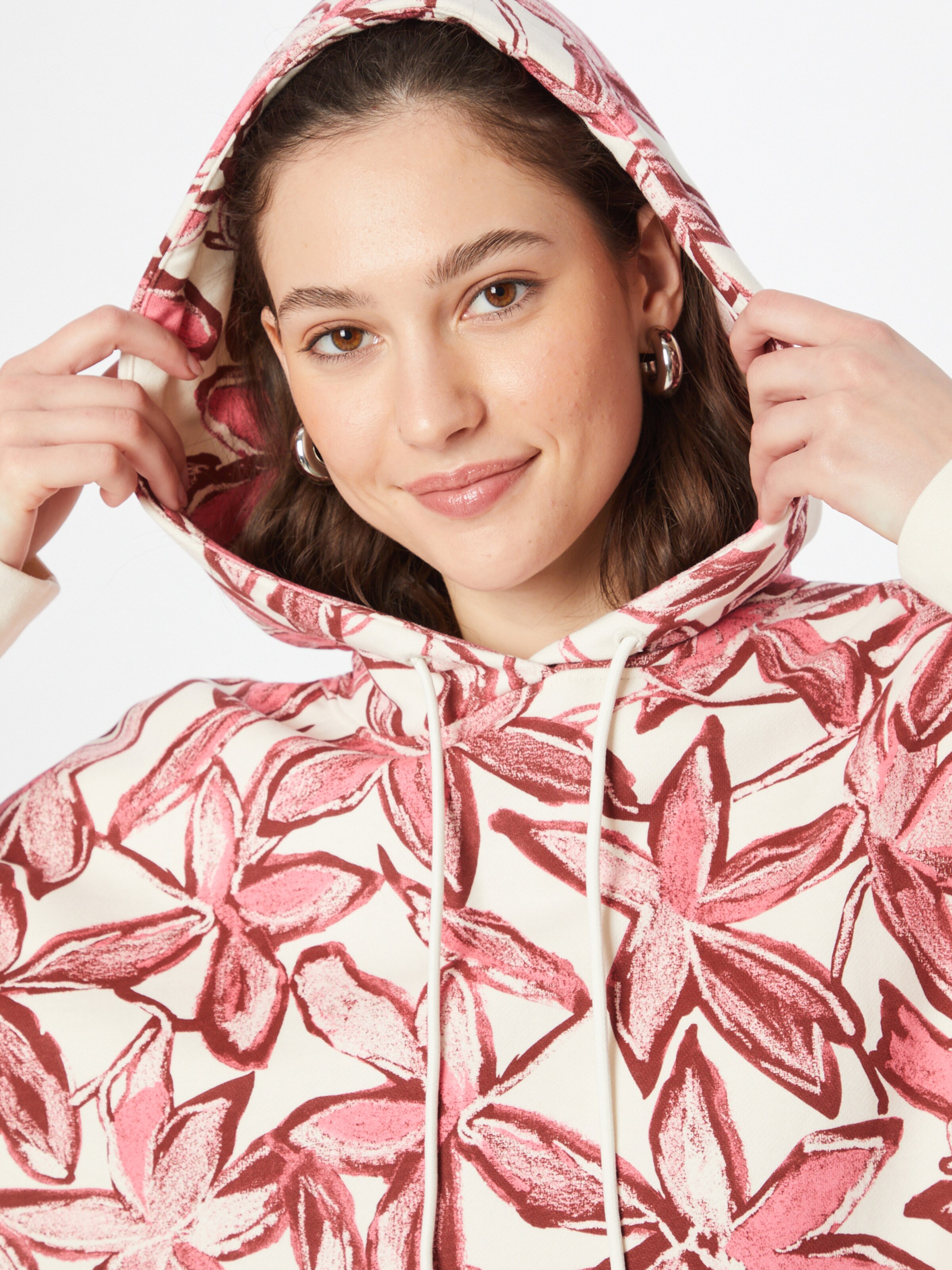 Frauen Sweat BOSS Orange Sweatshirt 'Ebaisy' in Weiß - EY27551 Frauen Sweat BOSS Orange Sweatshirt 'Ebaisy' in Weiß - EY27551