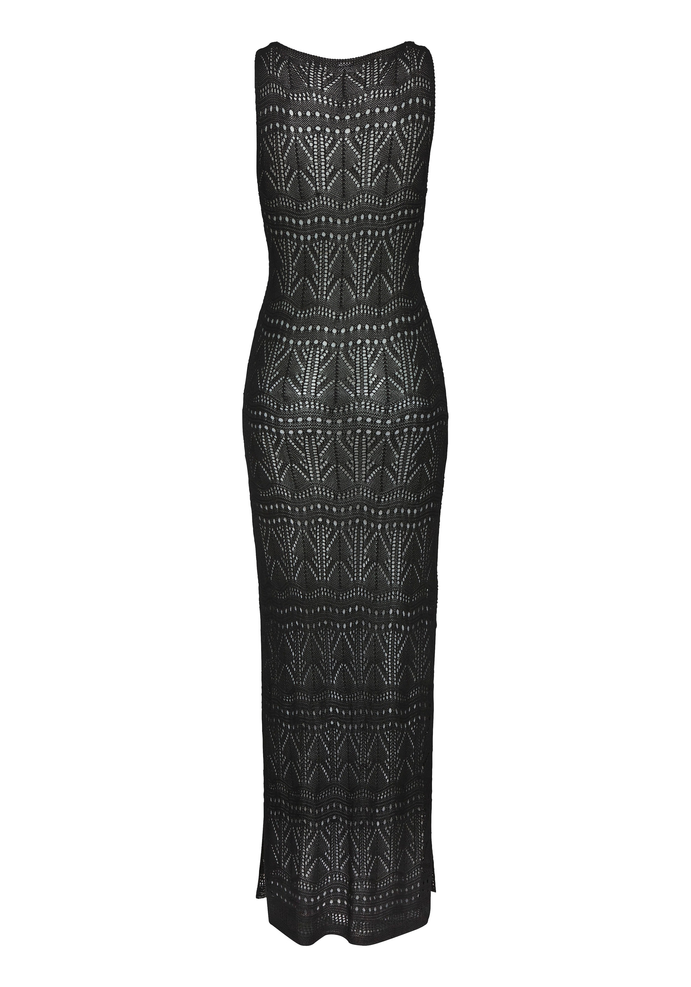 s.Oliver Strickkleid in Schwarz