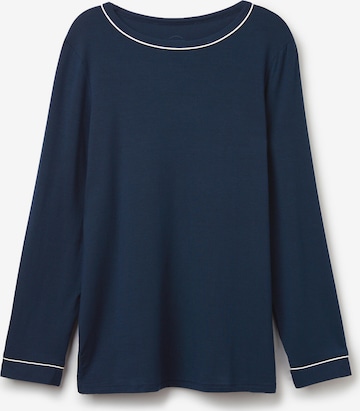 INTIMISSIMI Schlafshirt in Blau: Vorderseite