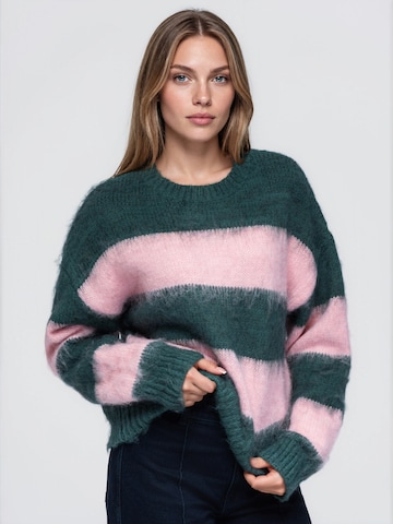žalia Ombre Megztinis