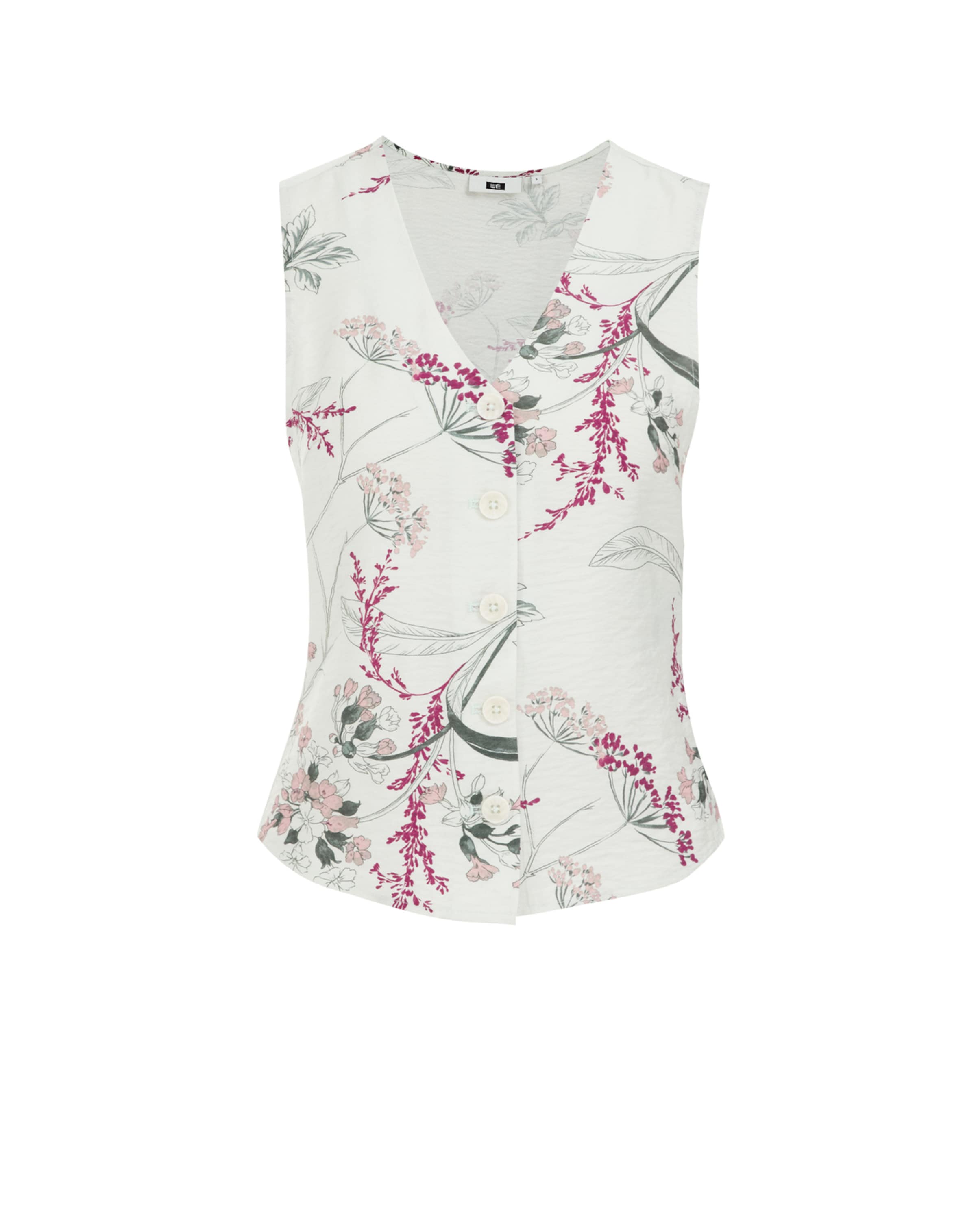 WE Fashion Blouse in Wit: voorkant