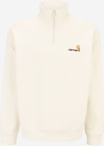 Carhartt WIP Regular Fit Sweatshirt 'American Script' i hvid: forside