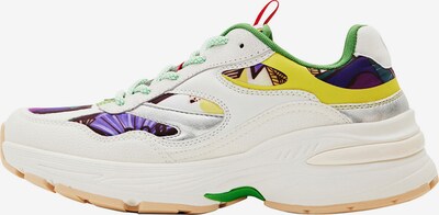 Desigual Sneaker low 'M. Christian Lacroix' i choko / citron / græsgrøn / lilla / hvid, Produktvisning