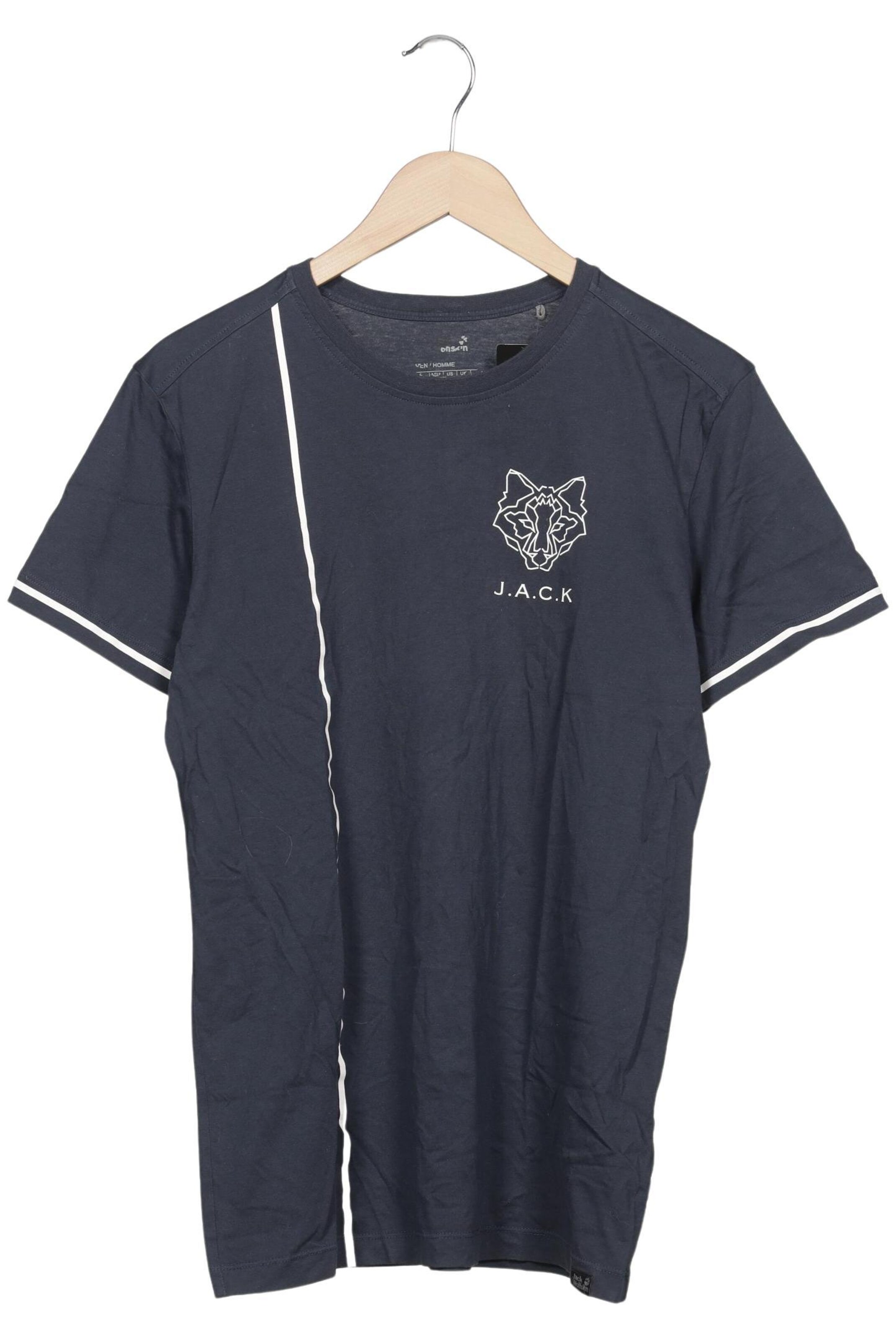 JACK WOLFSKIN T-Shirt L in Blau: Vorderseite
