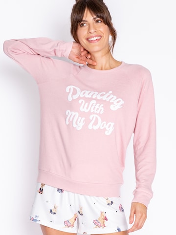 PJ Salvage Pajama Shirt ' Let's Dance ' in Pink