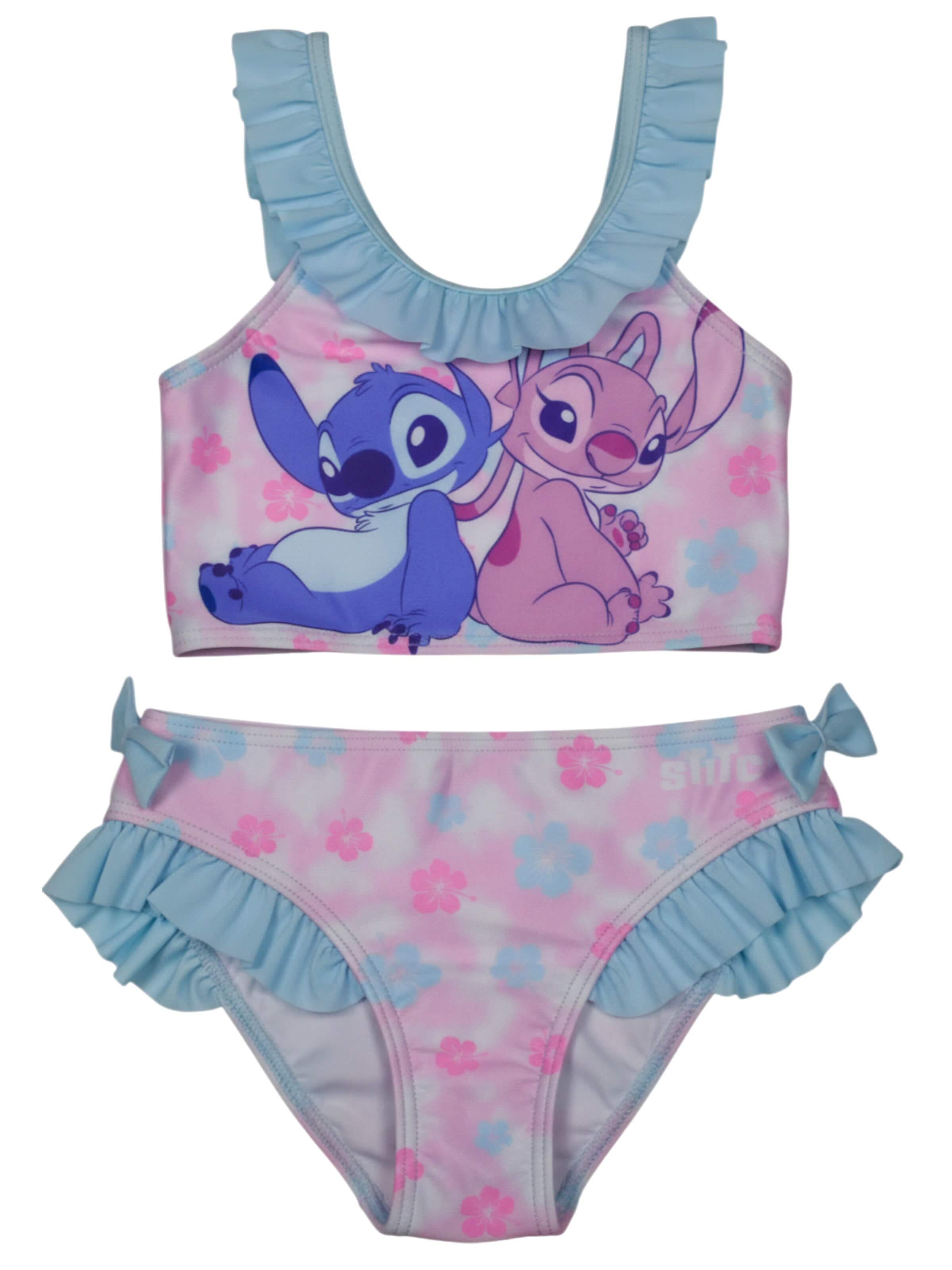 Disney Lilo & Stitch Bralette Bikini in Pink: front