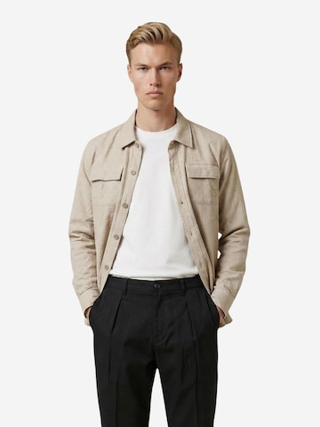 Gianni Lupo - Ajuste regular Camisa 'GL1013TB' en beige