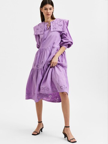 SELECTED FEMME - Vestido 'VANESSA' em roxo