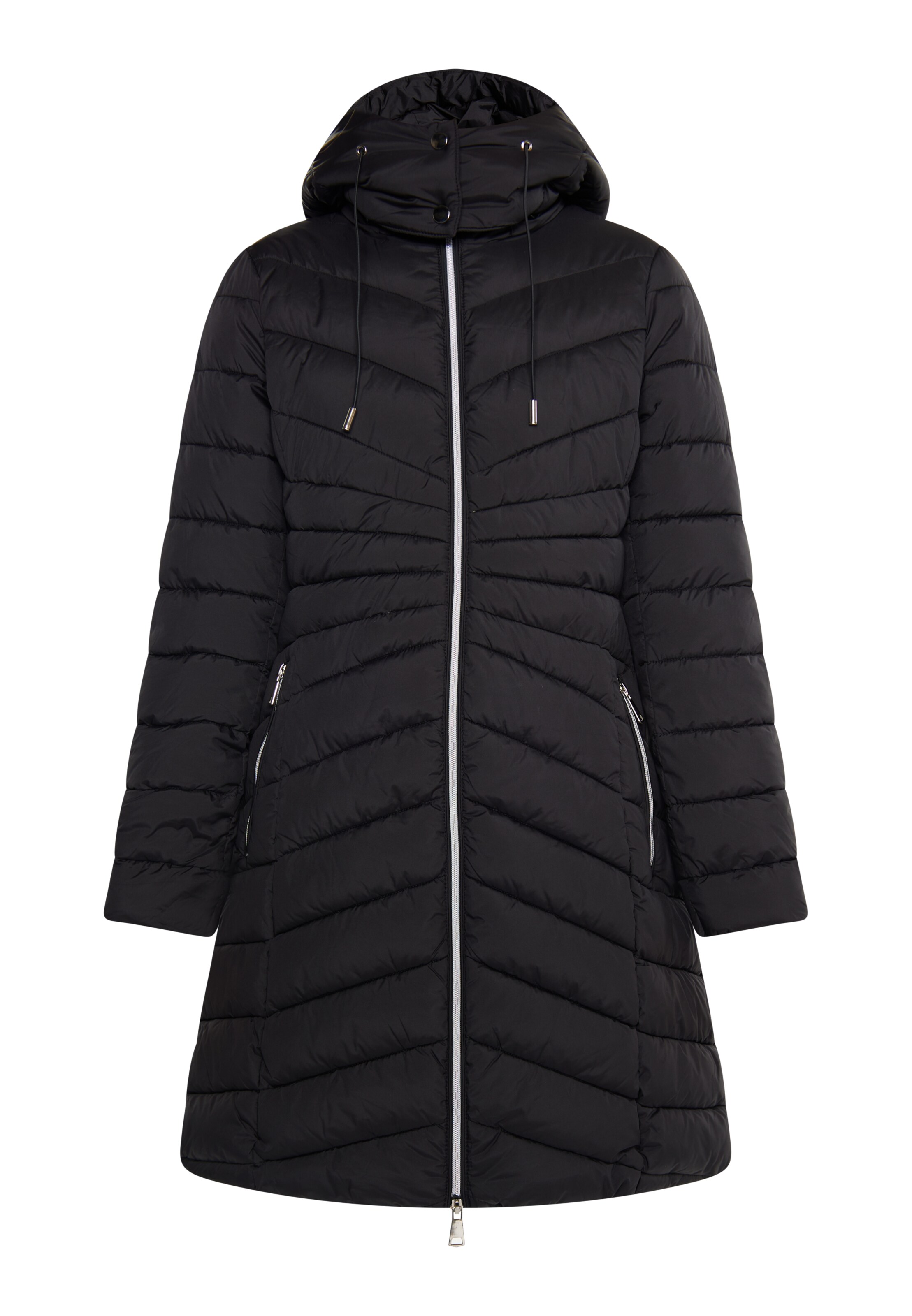 usha BLUE LABEL - Sobretudo de inverno 'Fenia' em preto: frente