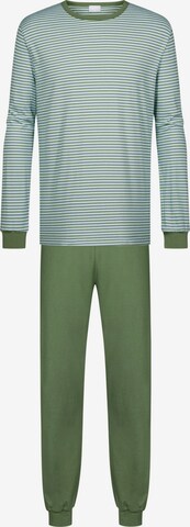 Mey Long Pajamas in Blue: front