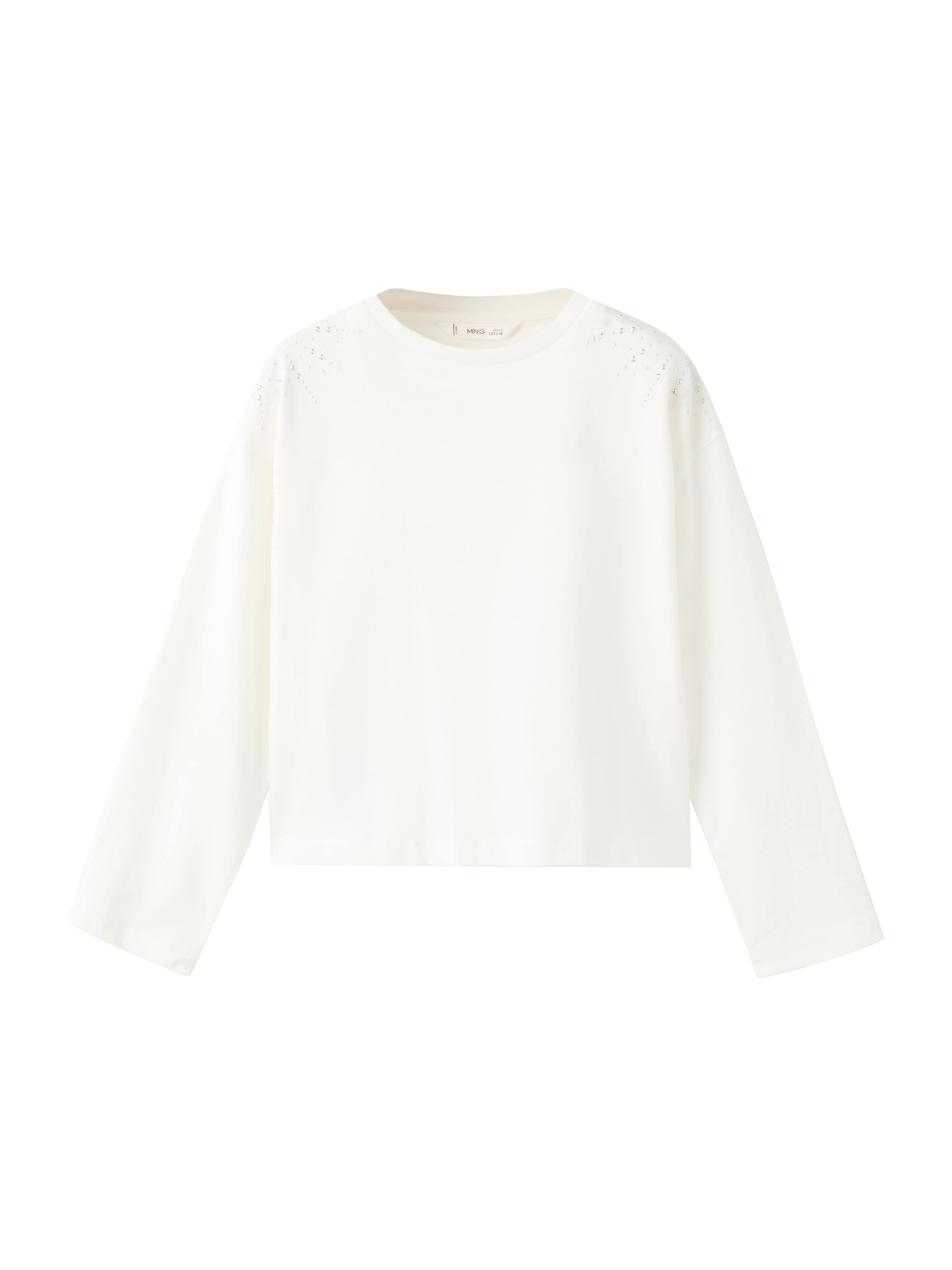 MANGO KIDS T-shirt 'PERLI' i vit: framsida