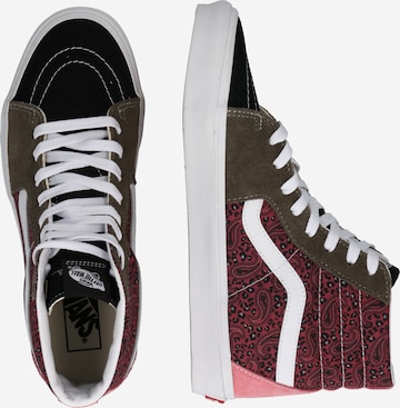 Sneaker alta 'UA SK8' di VANS in verde