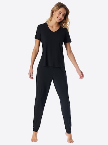 Chemise de nuit ' Mix Relax ' SCHIESSER en noir