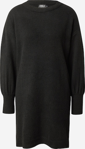 ONLY Úpletové šaty 'JADA' – černá: přední strana
