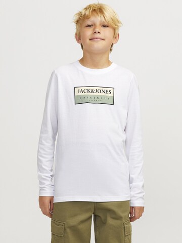 T-Shirt Jack & Jones Junior en blanc : devant