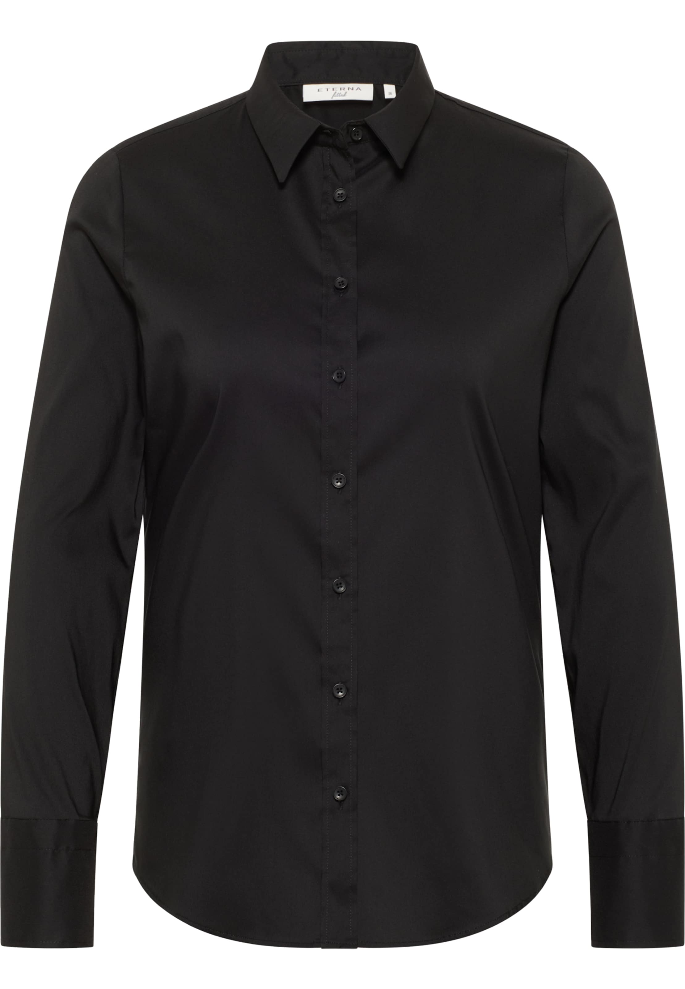 ETERNA Blouse in Zwart: voorkant