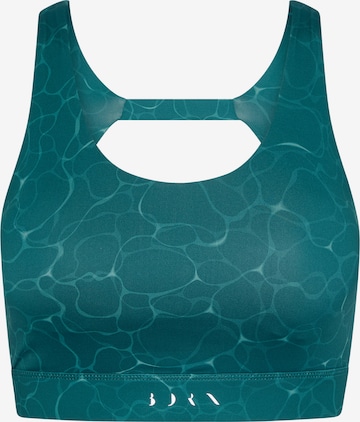 Born Living Yoga Sporttop 'Organic' in Groen: voorkant