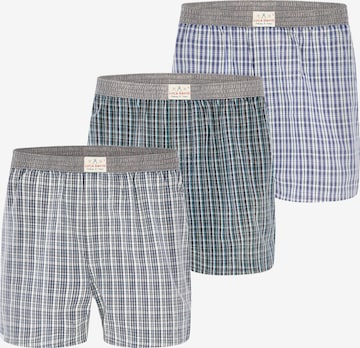 Luca David Boxer shorts 'Olden Glory' in Grey: front