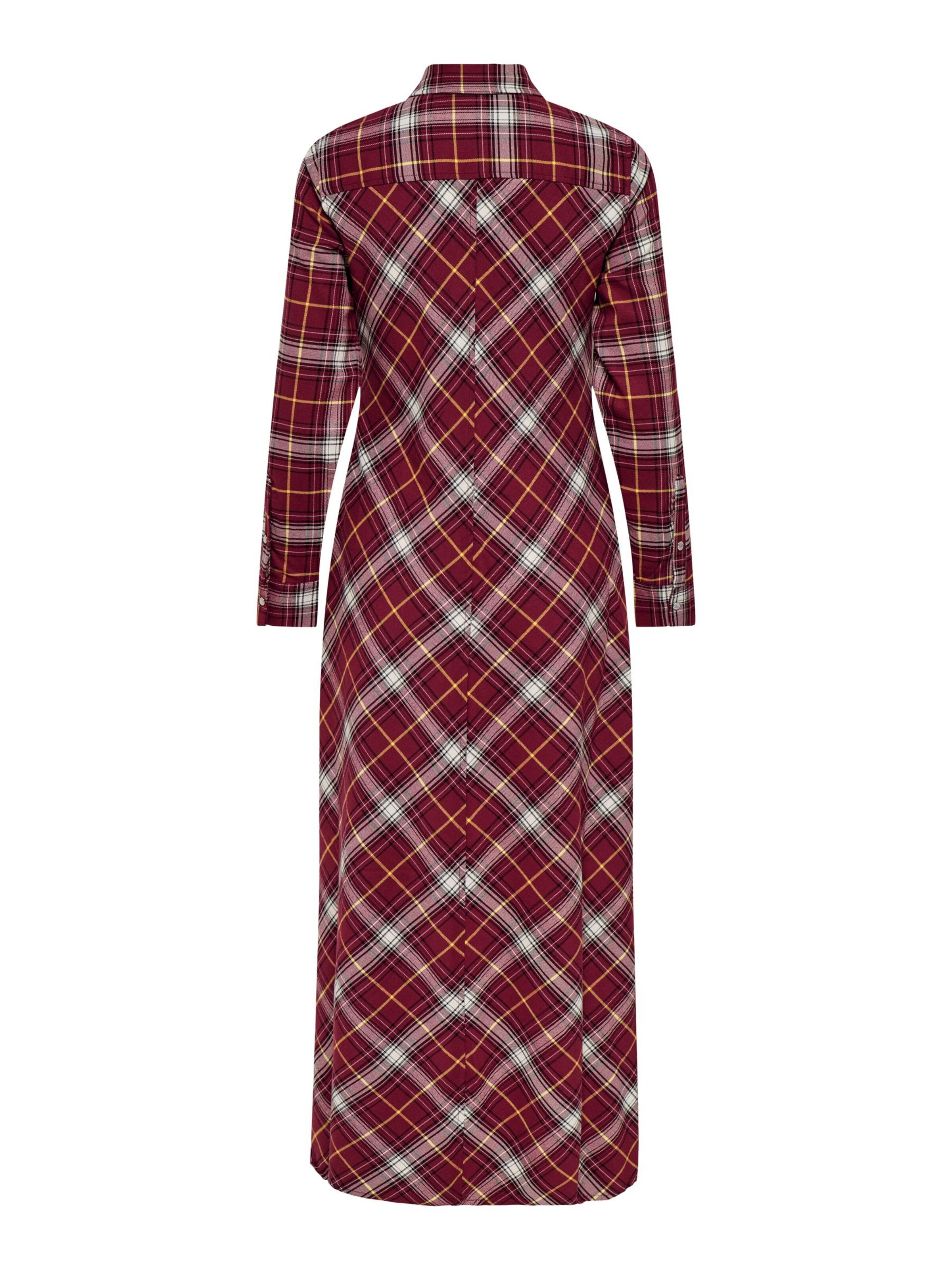 ONLY - Vestido camisero en rojo