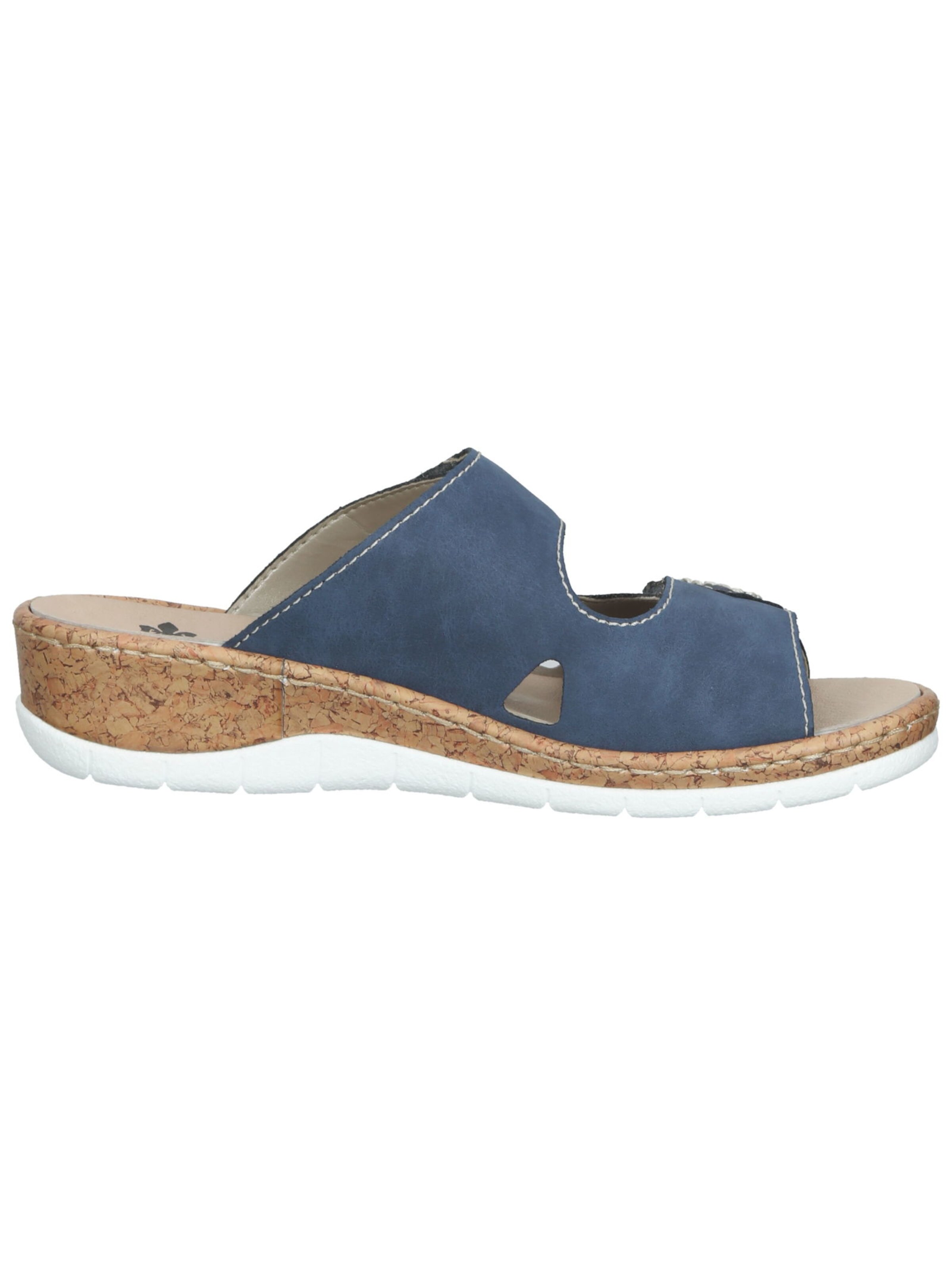 Frauen Sandalen RIEKER Pantolette in Marine - XC80610 Frauen Sandalen RIEKER Pantolette in Marine - XC80610