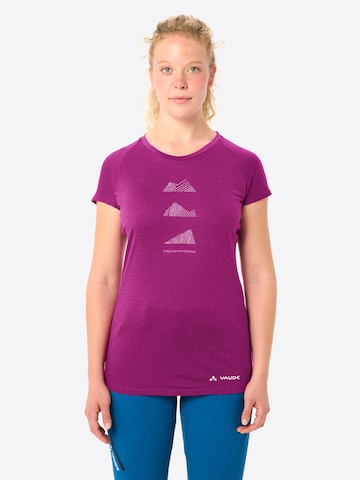 VAUDE Funktionsshirt 'Tekoa ' in Lila: Vorderseite