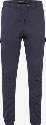 INDICODE JEANS Regular Cargo Pants in Blue: front