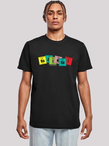F4NT4STIC Shirt 'Bazinga' in Black: front