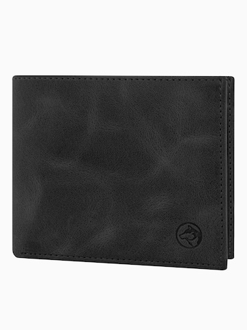 Wolfstrøm Wallet in Black: front