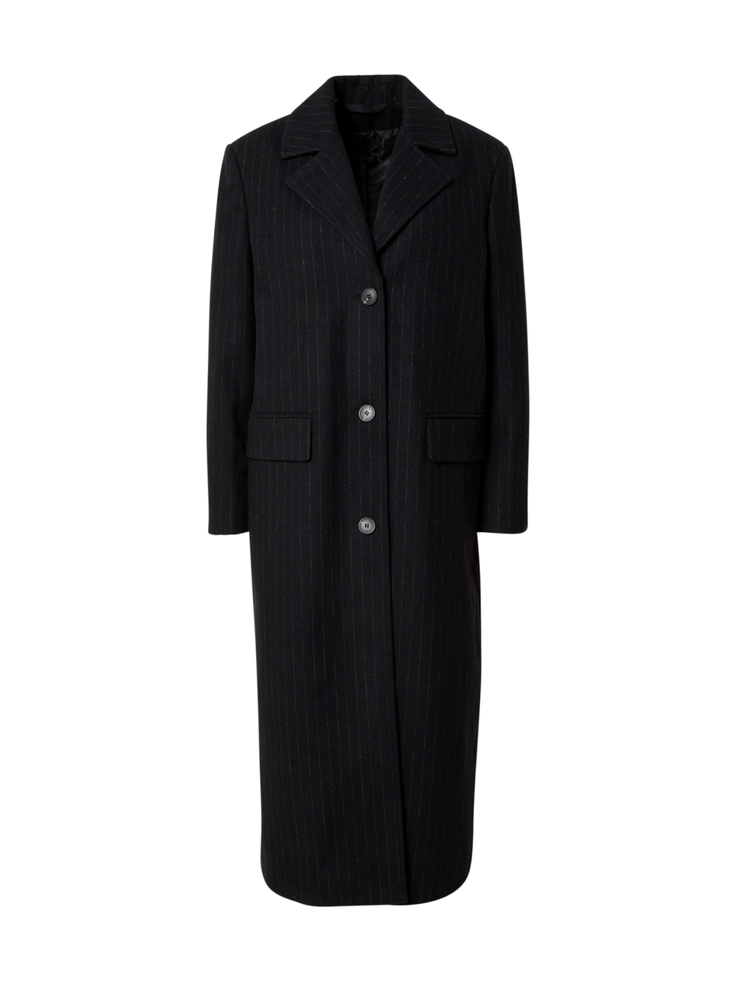 SELECTED - Abrigo de entretiempo 'Alma' en negro: frente