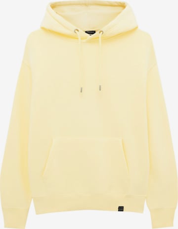 Pull&Bear Sweatshirt in Geel: voorkant