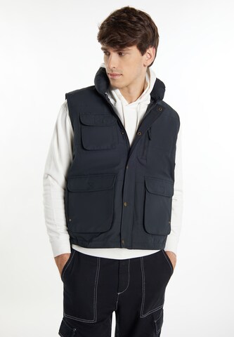 Gilet di MO in nero: frontale