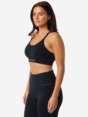 SWEDEMOUNT Bustier Sports-BH 'Core' i sort