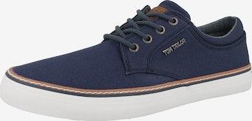 TOM TAILOR Sneaker in Blau: predná strana