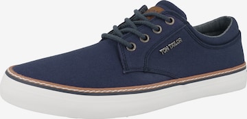 TOM TAILOR Sneakers laag in Blauw: voorkant