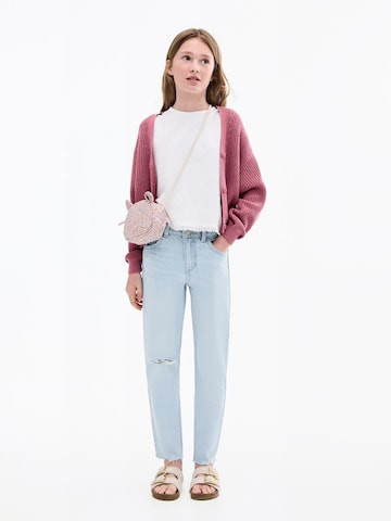 MANGO KIDS Tapered Jeans in Blauw