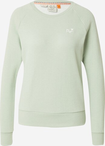 Ragwear Sweatshirt 'Johanka' in Green: front