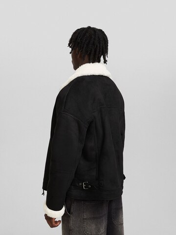 Bershka Between-season jacket in Black