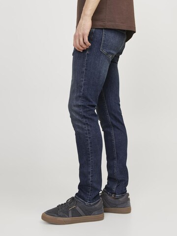 Coupe slim Jean 'FELIX' JACK & JONES en bleu