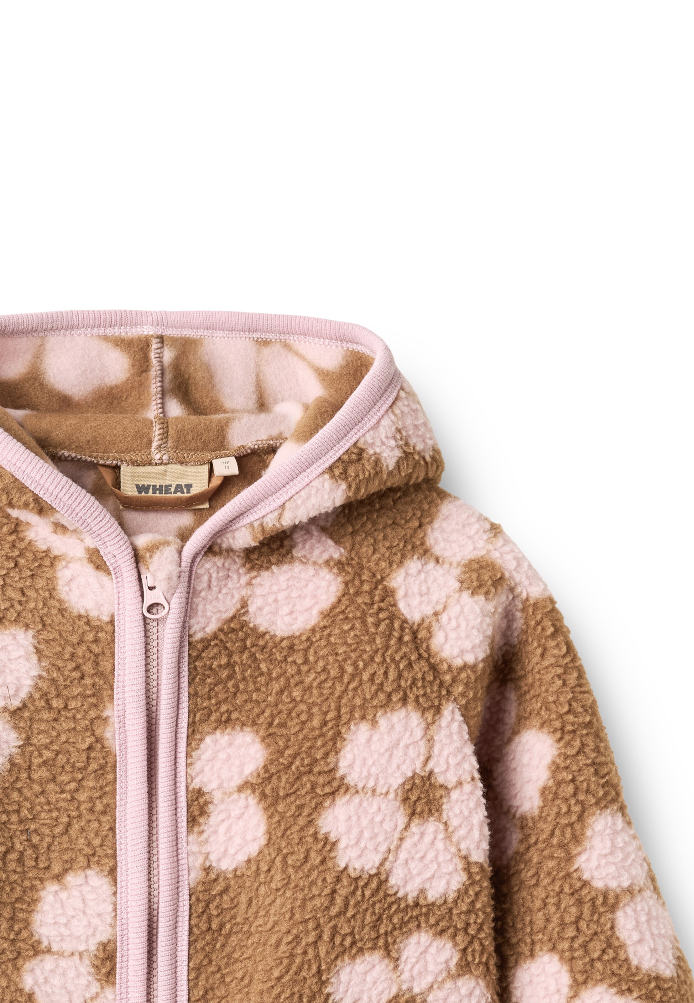 WHEAT Fleecejacke 'Martinus' in Braun