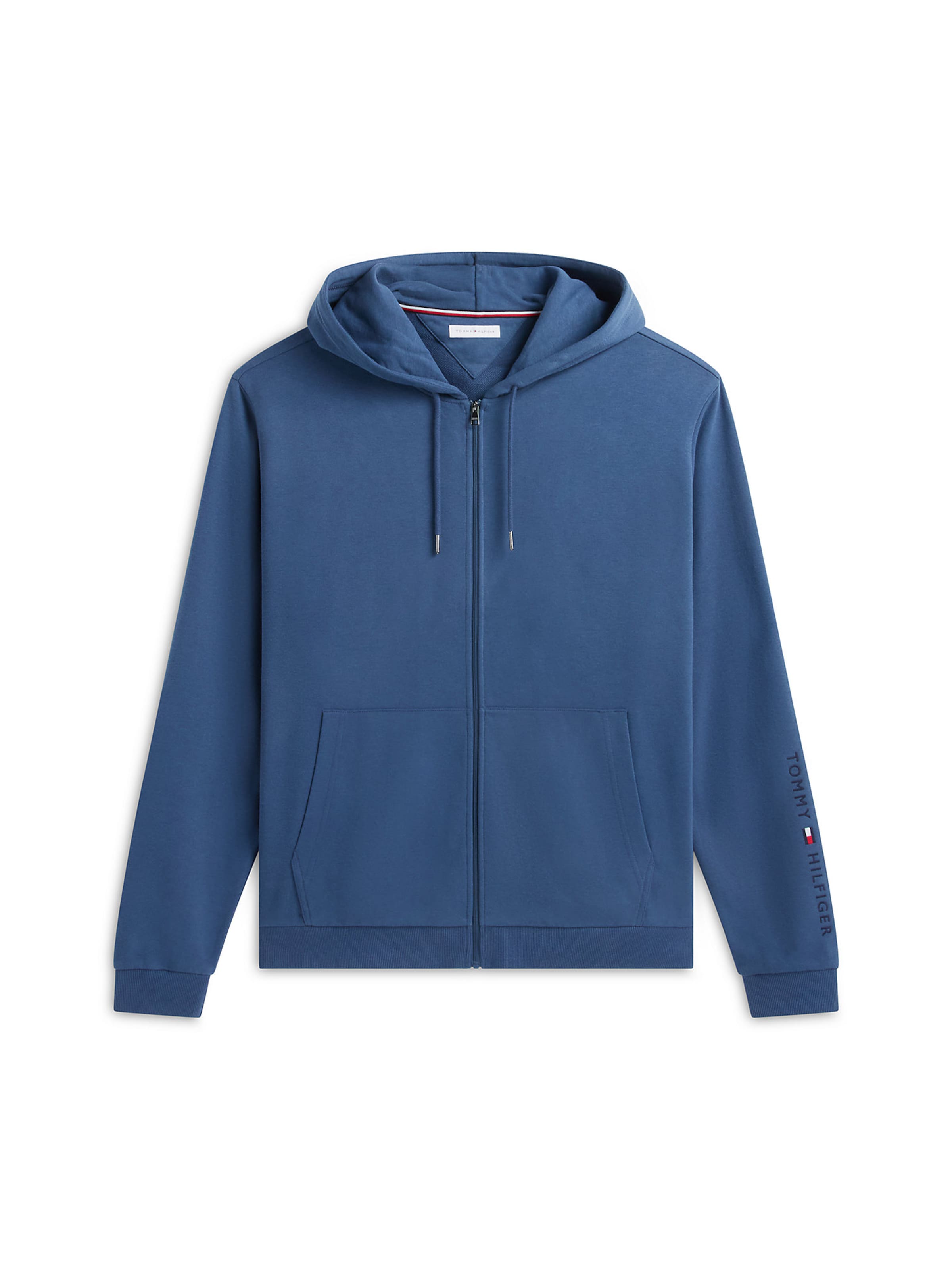 TOMMY HILFIGER Sweatvest in Blauw: voorkant
